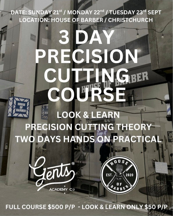 CHRISTCHURCH - Look n Learn & 3 Day Precision Cutting Class