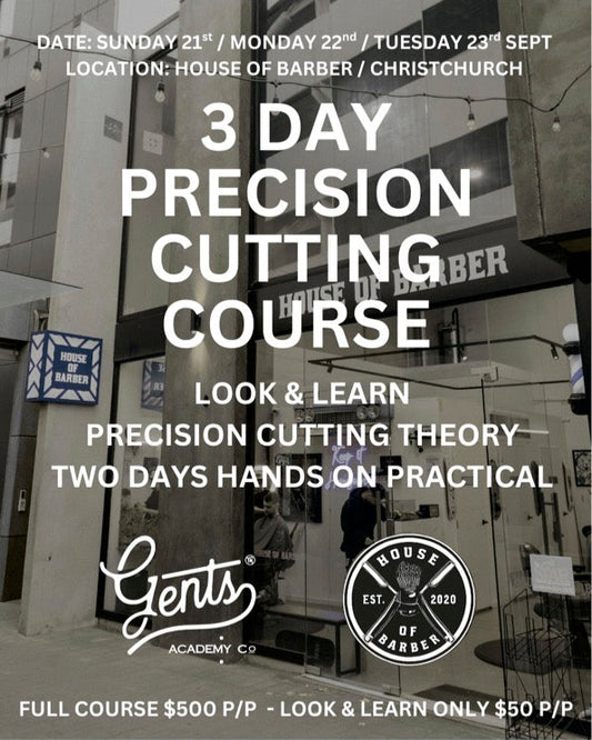 CHRISTCHURCH - Look n Learn & 3 Day Precision Cutting Class